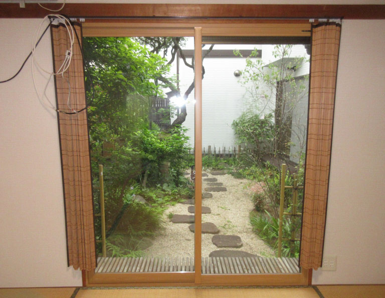 施工後の1F和室窓